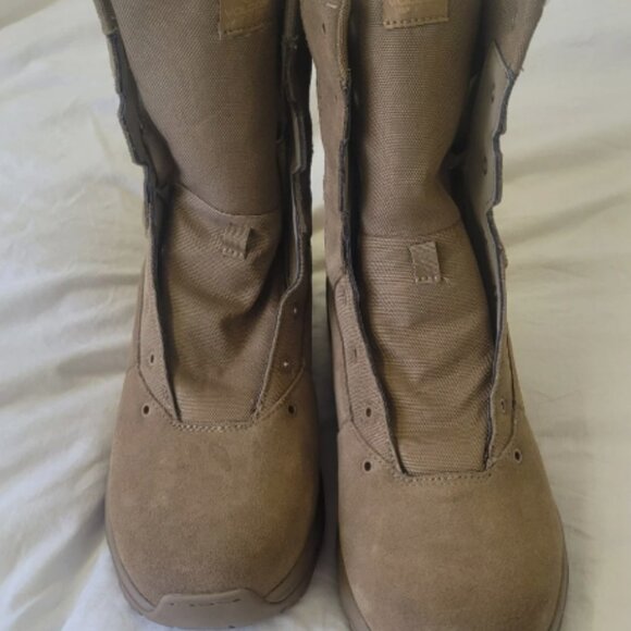 Mens Volcom Stone Force Leather Combat Boots New Without Laces Leather Size 15 main image 5